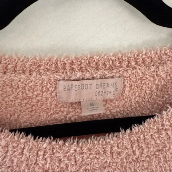 Barefoot Dreams Blush Pink Sweater and Shorts Set - Picture 11 of 16